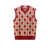 ETRO Wool vest with embroidered Etro Pegaso logo Orange