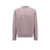 TEN C Cotton sweatshirt with logo patch on the back Purple