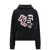 Karl Lagerfeld Organic cotton sweatshirt with iconic embroidery on the front Black