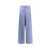 Dries Van Noten Cotton trouser with frontal pinces Blue