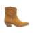 CURIOSITE Texano ankle boots Beige