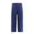 TEN C Stretch cotton wide trouser Blue