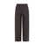 Valentino Garavani Silk trouser with all-over Toile Iconographe print Black