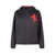 Ferrari Recycled polyester sweatshirt with iconic symbol Black