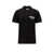 Alexander McQueen Polo shirt with McQueen Graffiti print Black