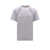 Alexander McQueen Organic cotton t-shirt with logo detail Grey