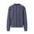 Balenciaga Allover Logo sweater Blue