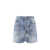 Balenciaga Cut-Up Patched Pocket skirt Blue