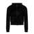Balenciaga Velvet sweatshirt with back BB Paris motif Black