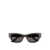 Alexander McQueen Acetate sunglasses with rhinestones detail Black