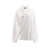 Balenciaga Wrap cotton shirt with embroidered logo White