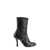 Burberry Leather ankle boots with frontal zip Black