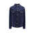 Burberry Denim jacket with floral print Blue