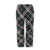 Burberry Nylon trouser with Burberry Check print Green