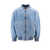 Diesel Cotton jacket with Oval-D embroidered logo Blue