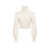 ANDREADAMO Ribbed wool blend Crop sweater White