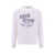 MAISON KITSUNÉ Cotton sweatshirt with frontal logo print White