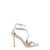 Jimmy Choo Leather sandals with glitter Gold