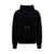 44 LABEL GROUP Cotton sweatshirt with frontal logo embroidery Black