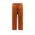 AMARANTO Wide cotton trouser Brown