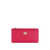 Dolce & Gabbana Leather card holder with metal logo Purple