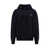 DRÔLE DE MONSIEUR Cotton sweatshirt with embroidered logo Black