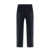 PT TORINO Virgin wool trouser with feather detail Black