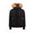 Mackage Padded nylon jacket with logo patch Black