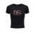 Dolce & Gabbana Cotton t-shirt with animalier monogram Black