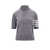 Thom Browne Wool sweater with iconic detail Grey