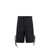 Comme des Garçons Bermuda shorts with drawstring detail on the bottom Black