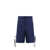 Comme des Garçons Bermuda shorts with drawstring detail on the bottom Blue