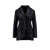 DURAZZI MILANO Tailored leather blazer Black