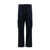 Dolce & Gabbana Cotton cargo trouser with metal logo patch Blue