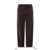 ÉTUDES Wool blend trouser with coulisse at the bottom Brown