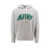 AUTRY Cotton sweatshirt with frontal logo Grey