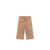 K KRIZIA Cotton blend bermuda shorts with logo embroidery Beige