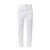 Brunello Cucinelli Stretch cotton trouser with back logo patch White