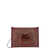 ETRO Coated canvas clutch with Paisley motif Brown