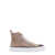 Brunello Cucinelli Suede sneakers with Monili insert Brown