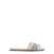 Brunello Cucinelli Leather sandals with iconic jewel application White