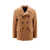 Fay Wool peacoat with padding Brown