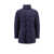 Fay Padded and quilted nylon jacket Blue