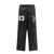 Off-White Nylon trouser with frontal logo patch Black