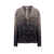 Off-White Dégradé wool and mohair cardigan Grey