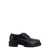 Off-White Derby leather shoe with engraved logo Black