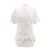 Off-White Cotton t-shirt with frontal knotted detail White