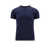 COURRÈGES Cotton t-shirt with embroidered logo Blue