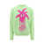 Palm Angels Wool blend sweater with frontal Palmity inlay Green