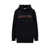 Lanvin Cotton sweatshirt with Curb Lanvin Logo embroidery Black